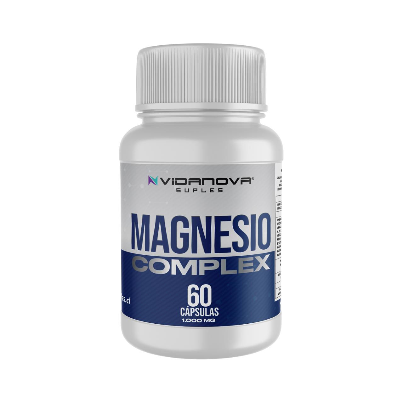 MAGNESIO COMPLEX 1000MG 60CAPS - ¡30% OFF!