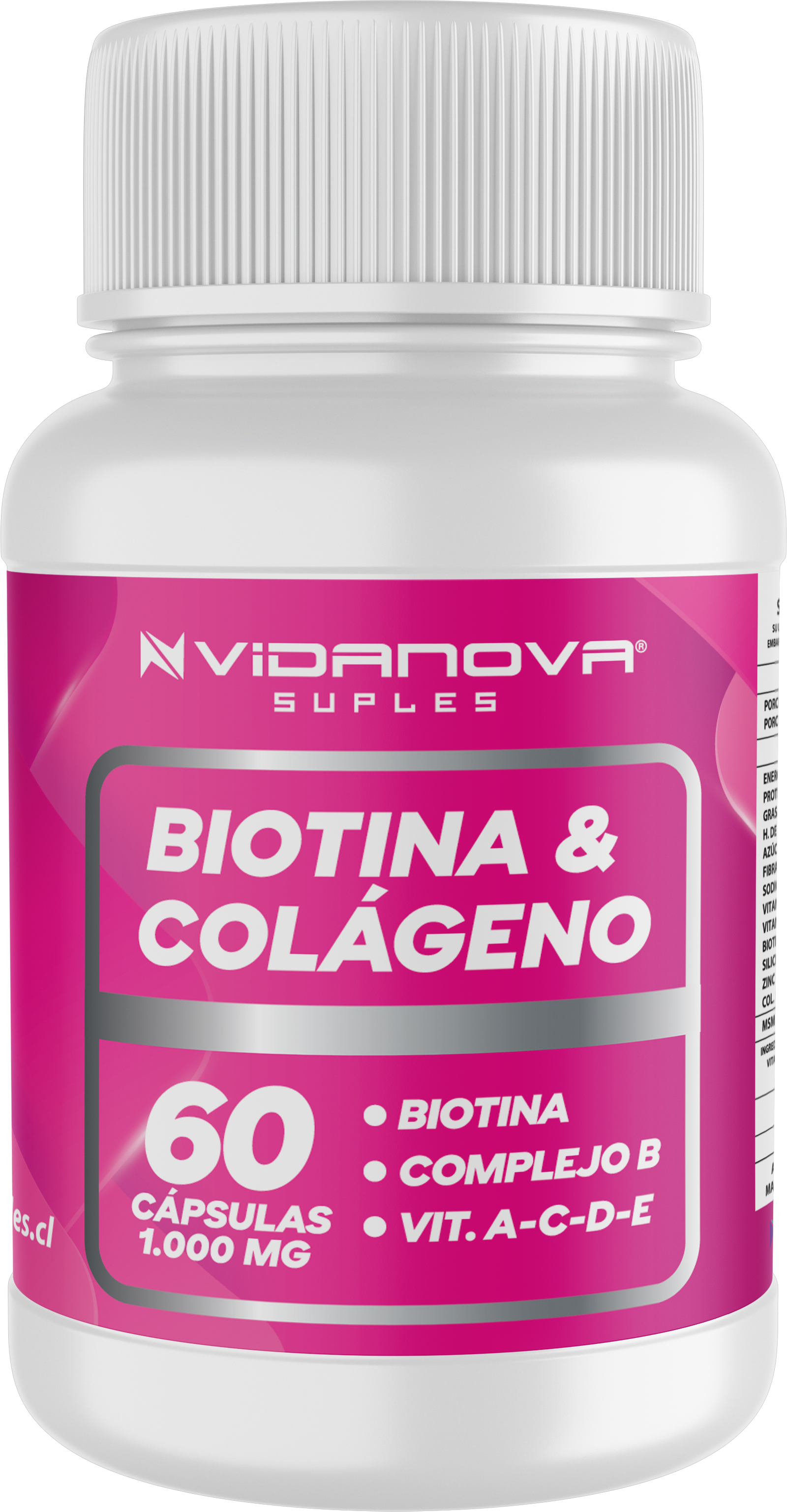 BIOTINA + COLÁGENO 1000MG 60CAPS - ¡30% OFF!