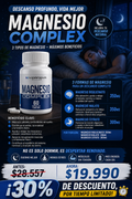 MAGNESIO COMPLEX 1000MG 60CAPS - ¡30% OFF!