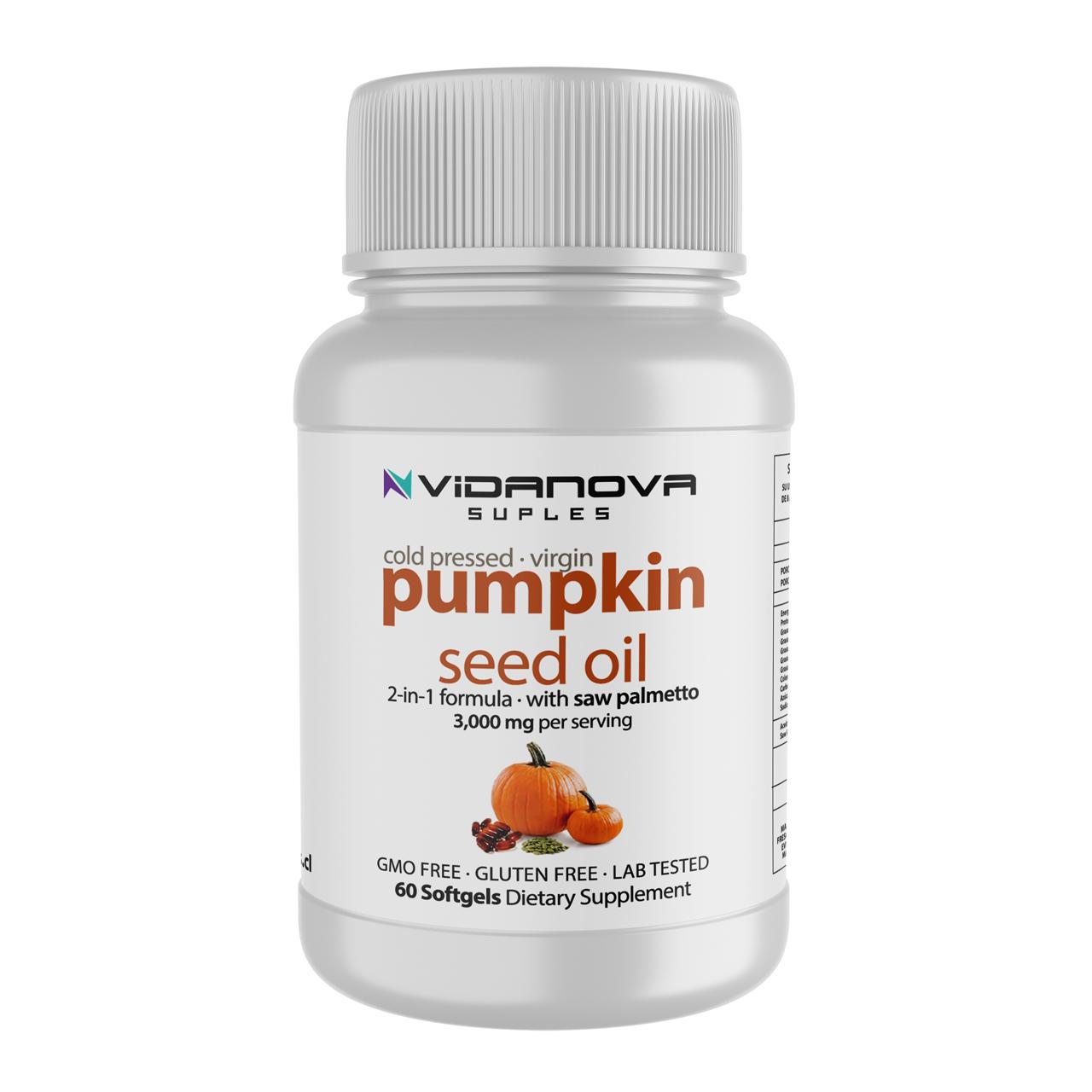 ACEITE DE SEMILLA DE CALABAZA 60CAPS - ¡30% OFF!
