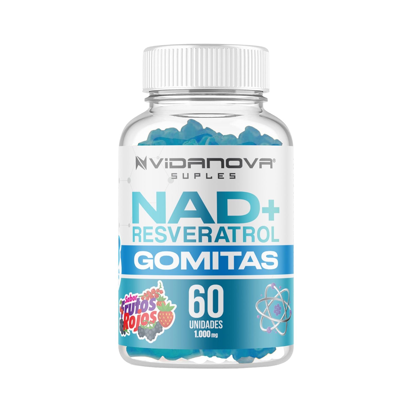 NAD+RESVERATROL 60 GOMITAS - ¡30% OFF!
